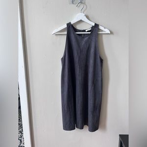 Suede Wilfred Dress with pockets.